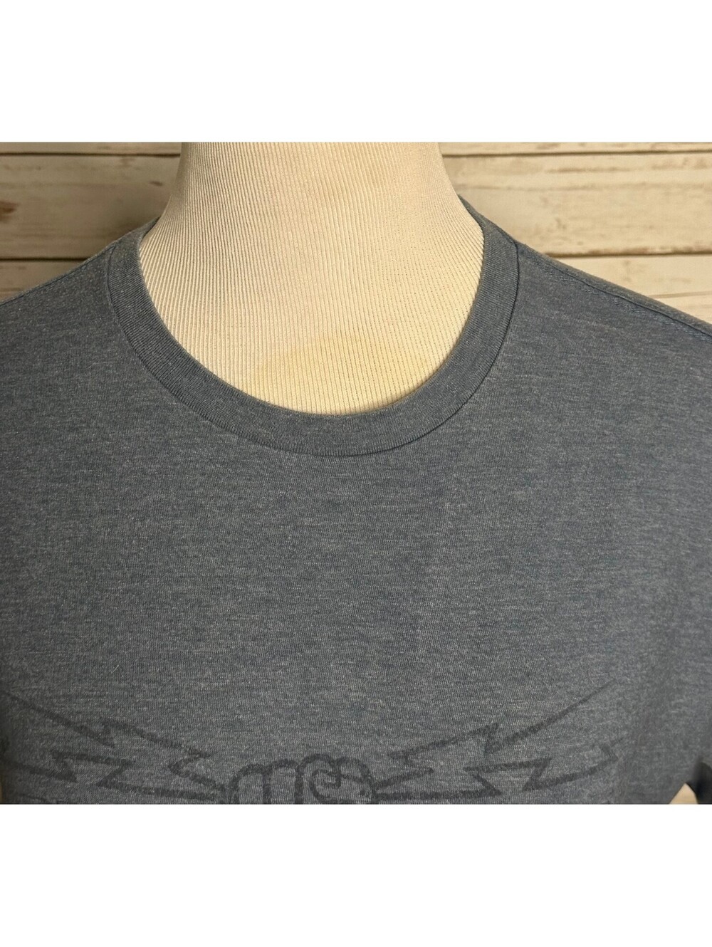 Denim & Supply Ralph Lauren heather blue short sleeve graphic tee Medium - Picture 2 of 7